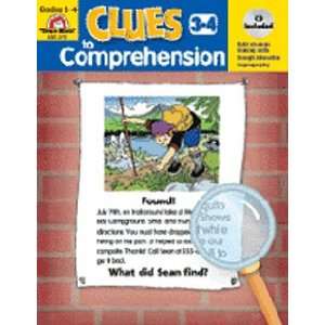  Evan moor Emc2721 Clues To Comprehension Gr 3 4 Toys 