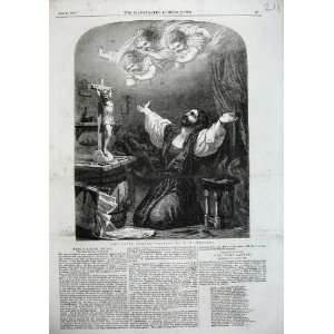    1857 Ivory Carver Wehnert Man Praying Charles Boker