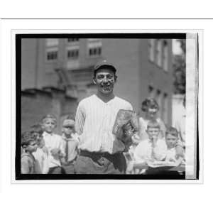 Historic Print (L) Max Schwartz, winner of pie eating contest 