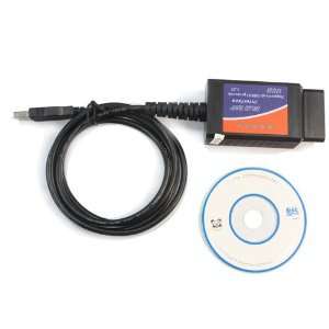  OBD II 1.3 Scanner Software ELM 327 1.4 USB Plastic 