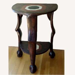  African Furniture Fante Modern Semi circle Table