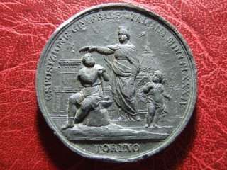 Art nouveau Universel Exposition Torino 1884 Rare medal  