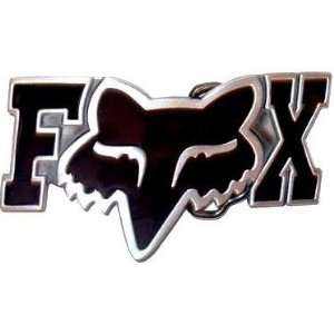 FOX Black Head Motocross Racing Belt Buckle gift biker diamond head 