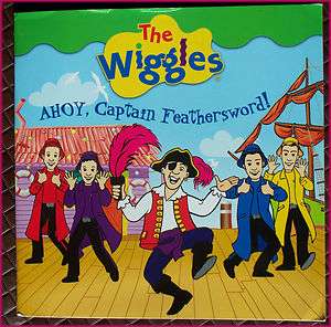 THE WIGGLES BOOK   AHOY CAPTAIN FEATHERSWORD   Softcover 20 x 20cm 