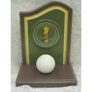    Russ Berrie Vintage Sports 27411 Golf Bookends 