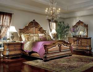 AICO Tuscano 6 Piece Eastern King Mansion Bedroom Set  