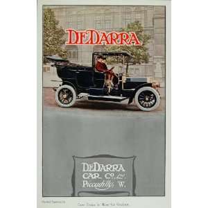 1911 Print Vintage Automobile DeDarra Car Company UK   Original Print 