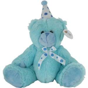    Bevery Hills Teddy Bear Co. Blue Puppy w/ Hat Toys & Games