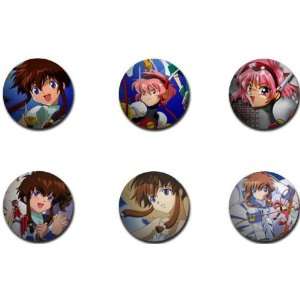  Set of 6 ANGELIC LAYER Pinback Buttons 1.25 Pins Badges 