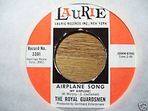 THE ROYAL GUARDSMEN AIRPLANE SONG 45 RPM  