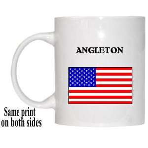  US Flag   Angleton, Texas (TX) Mug 