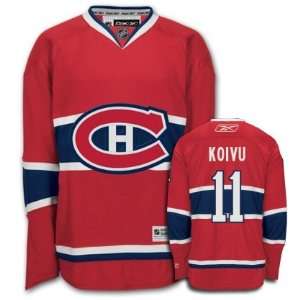  KOIVU #11 Montreal Canadiens RBK Premier NHL Hockey Jersey 
