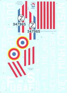 PT Decals 1/48 DOUGLAS C 47 THE VOICE VIETNAM 1954  