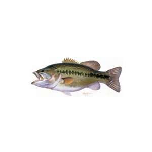  Large Mouth Bass Rear Window Decal Automotive