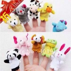  1000pcs/lot animal finger puppet finger doll finger puppets 