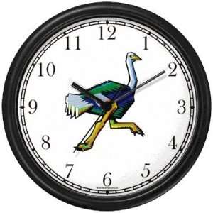  Ostrich Bird Animal Wall Clock by WatchBuddy Timepieces 
