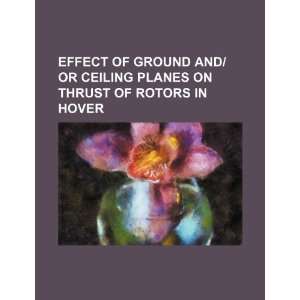  Effect of ground and/or ceiling planes on thrust of rotors 