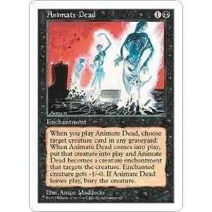 Animate Dead Playset of 4 (Magic the Gathering  5th Edition Uncommon)