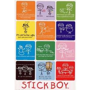  Stick Boy (Rude Sketches) Cartoon Poster