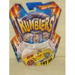   Rumblers YELLOW BACK BEAT Lights   Sounds   Action Toys & Games
