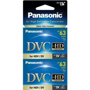  HD miniDV Videocassette   2 Pack, Hang Tab Y67464 