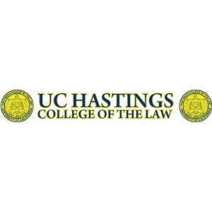  UC Hastings College of Law Decal D Strip 18 x 2.8 