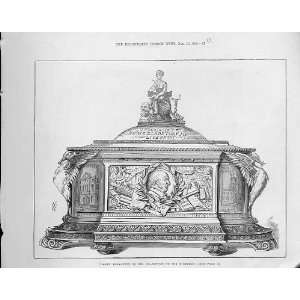  Casket Presented To Gladstone On His Birthday 1880