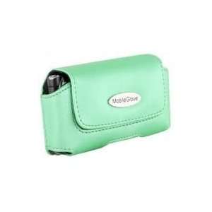    Mobile Glove Luxus Green leather horizontal pouch for Electronics