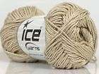   of 8 Skeins ICE RIBBON TWIN (70% Viscose) Hand Knitting Yarn Copper