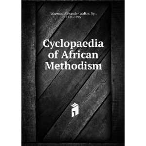  Cyclopaedia of African Methodism Alexander Walker Wayman Books