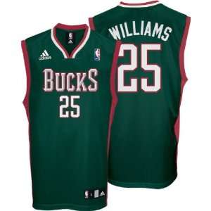  Mo Williams Milwaukee Bucks Green Replica adidas NBA 