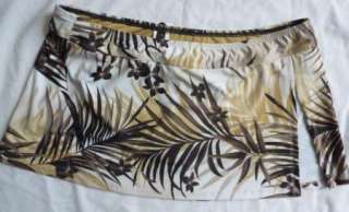 Nwt Swimsuit Skirt Bottom Athena Singita Skirted Pant Tan Brown Sz 14 