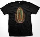 Our Lady of Guadalupe Womens Ladies T Shirt Virgin Mary Roses 