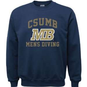  Cal State Monterey Bay Otters Navy Youth Mens Diving Arch 