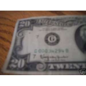   20$ 1963 A NOTE BANK OF CHICAGO VERY VERY LOW 000 # 