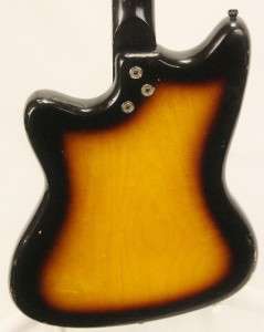Vintage 60s Harmony USA Bobkat H15 H 15 Electric Guitar Gold Foil 