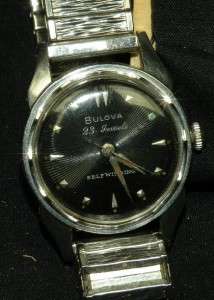 Vintage Mens BULOVA 23 Jewel elf Winding watch  