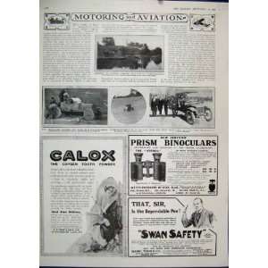   1912 Advert Calox Oxygen Tooth Powder Prism Binoculars