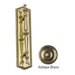   P0251 609 Trafalgar Antique Brass Pull Plate Door Pl