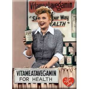  I Love Lucy Vitameatavegamin Refrigerator Magnet