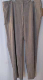ALEX MARIE Alexa Brown Dress Pants NWT $119 PLUS Sizes *Free Ship 