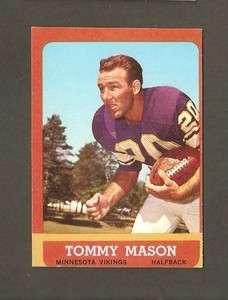 1963 Topps #99 Tommy Mason Minnesota Vikings Miscut NM  