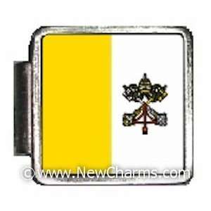  Vatican City Photo Flag Italian Charm Bracelet Jewelry 