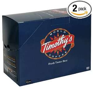 Timothys World Coffee, Colombian La Vereda, K Cup Portion Pack for 