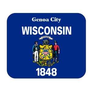  US State Flag   Genoa City, Wisconsin (WI) Mouse Pad 