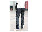 Men UK Style Fine Grid Stylish Straight Pant Sz33  