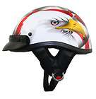 Outlaw American Eagle Flag Half Helmet   XL