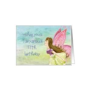  Wishing you a fairy special 17th birthday Card Toys 
