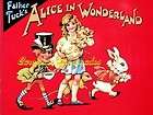 Alice In Wonderland Repro Cotton Fabric Print 3.75X5