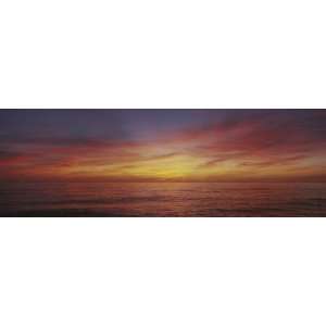 com Sunset Over a Sea, Gulf of Mexico, Venice Beach, Venice, Florida 
